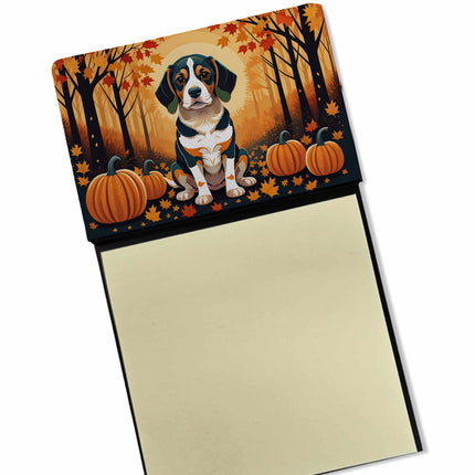 Beagle Fall Sticky Note Holder