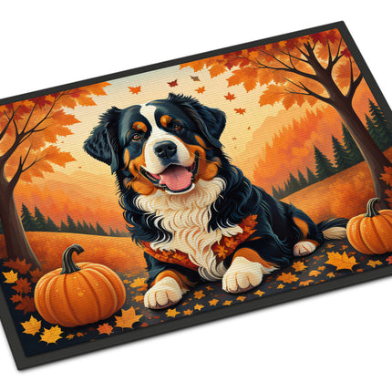 Bernese Mountain Dog Fall Doormat