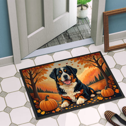 Bernese Mountain Dog Fall Doormat