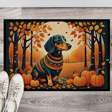 Dachshund Fall Doormat