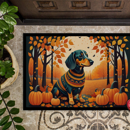 Dachshund Fall Doormat