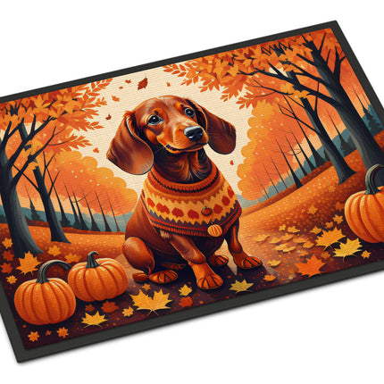Dachshund Fall Doormat