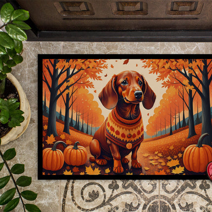 Dachshund Fall Doormat