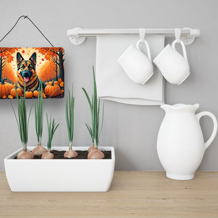 German Shepherd Fall Wall or Door Hanging Prints