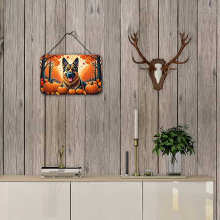 German Shepherd Fall Wall or Door Hanging Prints