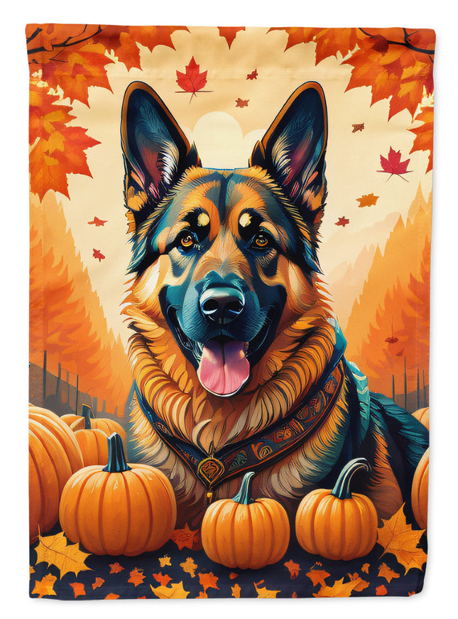 German Shepherd Fall Garden Flag