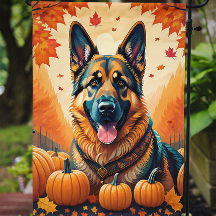 German Shepherd Fall Garden Flag