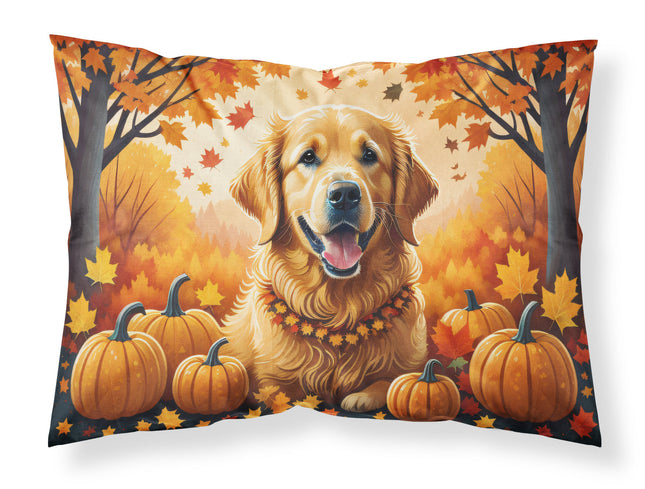 Golden Retriever Fall Standard Pillowcase