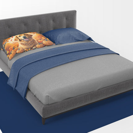 Golden Retriever Fall Standard Pillowcase
