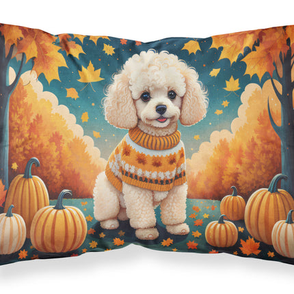 Poodle Fall Standard Pillowcase