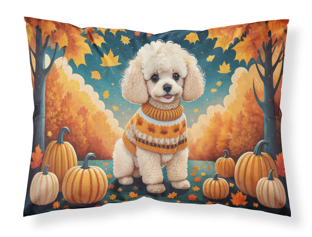 Poodle Fall Standard Pillowcase