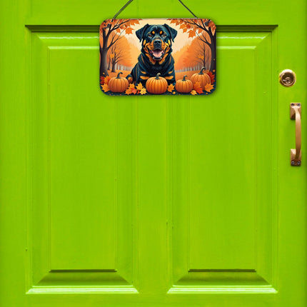 Rottweiler Fall Wall or Door Hanging Prints
