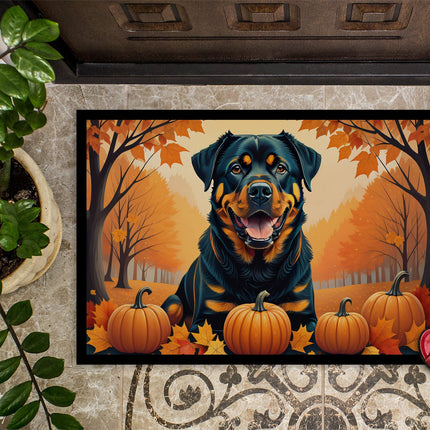 Rottweiler Fall Doormat