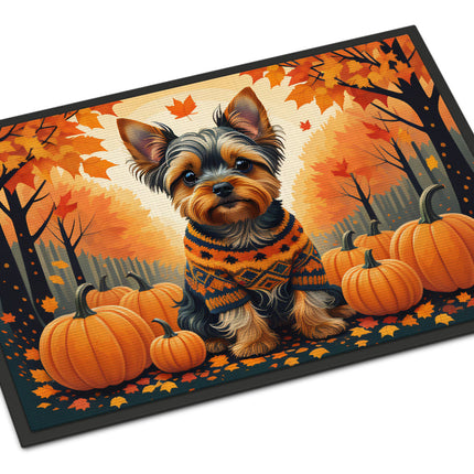 Yorkshire Terrier Fall Doormat