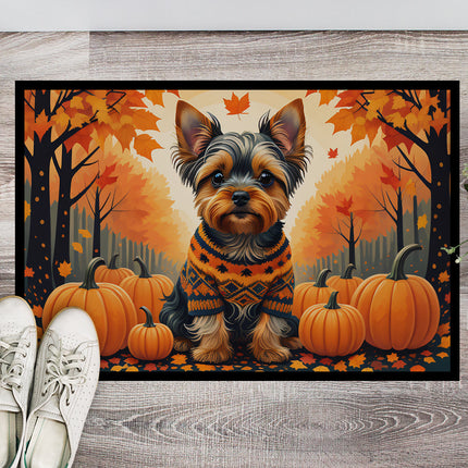 Yorkshire Terrier Fall Doormat