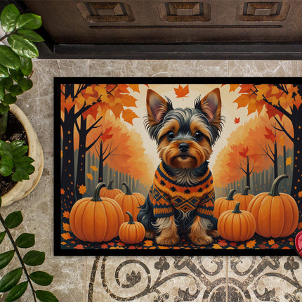 Yorkshire Terrier Fall Doormat