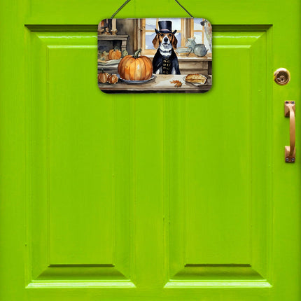 Beagle Fall Kitchen Pumpkins Wall or Door Hanging Prints