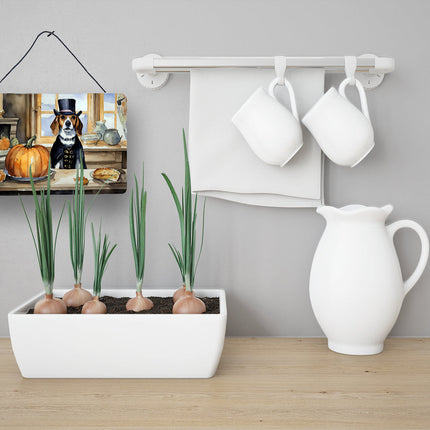 Beagle Fall Kitchen Pumpkins Wall or Door Hanging Prints