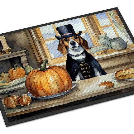 Beagle Fall Kitchen Pumpkins Doormat