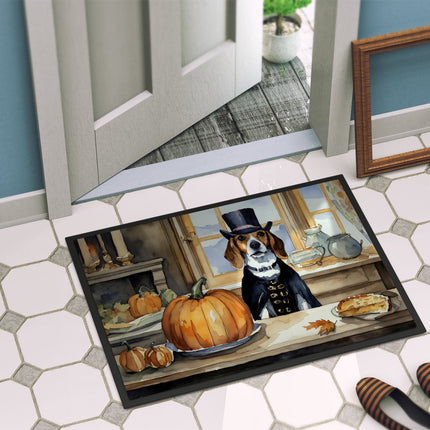 Beagle Fall Kitchen Pumpkins Doormat