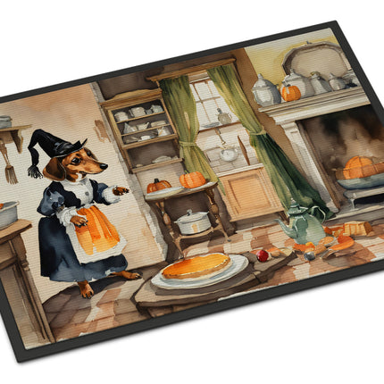 Dachshund Fall Kitchen Pumpkins Doormat