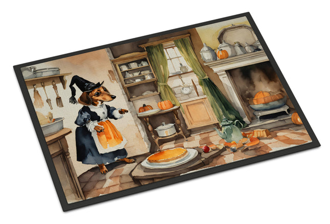 Dachshund Fall Kitchen Pumpkins Doormat