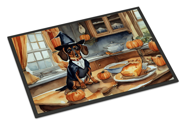 Dachshund Fall Kitchen Pumpkins Doormat