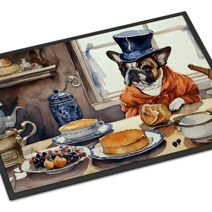 French Bulldog Fall Kitchen Pumpkins Doormat