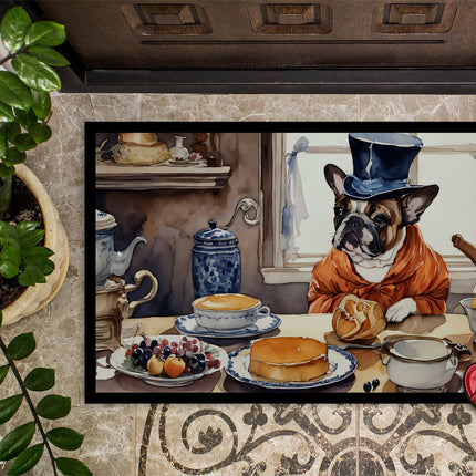 French Bulldog Fall Kitchen Pumpkins Doormat