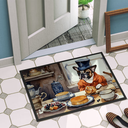 French Bulldog Fall Kitchen Pumpkins Doormat