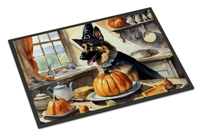German Shepherd Fall Kitchen Pumpkins Doormat