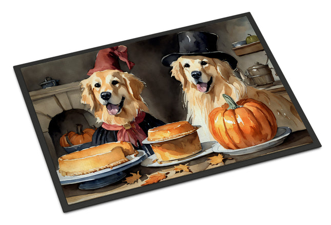 Golden Retriever Fall Kitchen Pumpkins Doormat