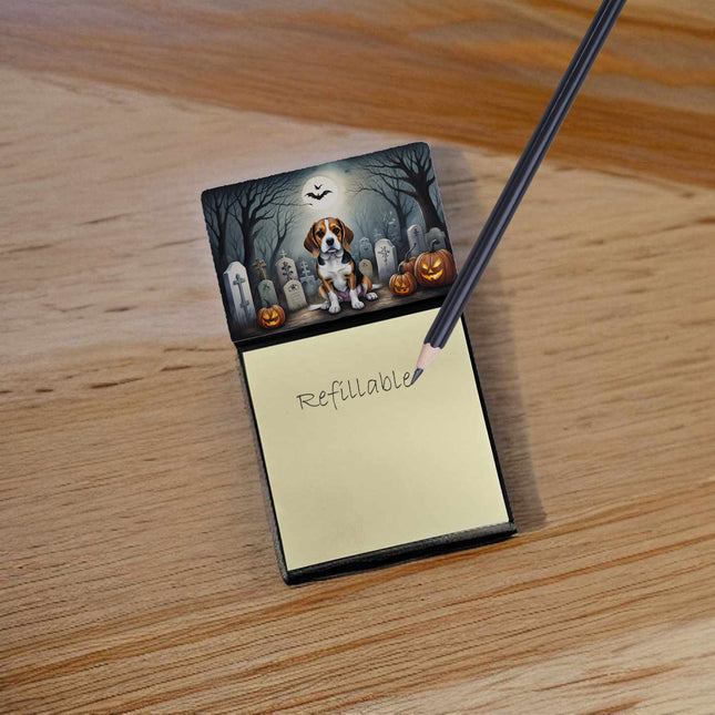 Beagle Spooky Halloween Sticky Note Holder