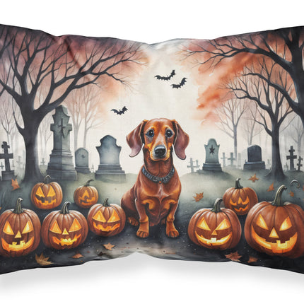 Dachshund Spooky Halloween Standard Pillowcase