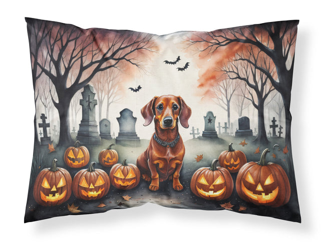 Dachshund Spooky Halloween Standard Pillowcase