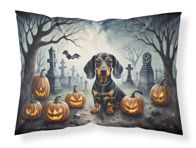Dachshund Spooky Halloween Standard Pillowcase