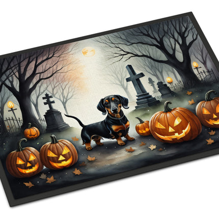 Dachshund Spooky Halloween Doormat