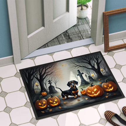 Dachshund Spooky Halloween Doormat
