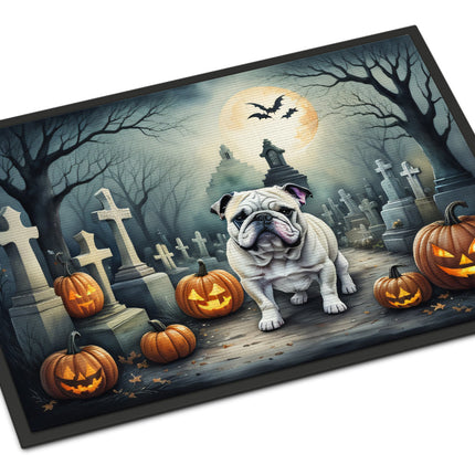 English Bulldog Spooky Halloween Doormat