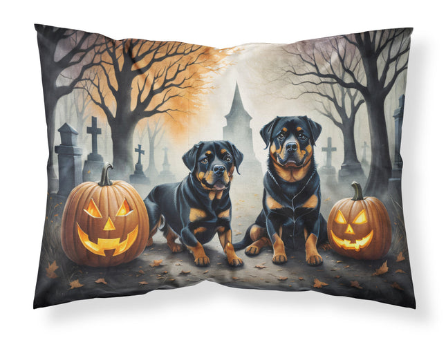 Rottweiler Spooky Halloween Standard Pillowcase