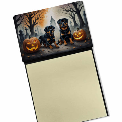 Rottweiler Spooky Halloween Sticky Note Holder