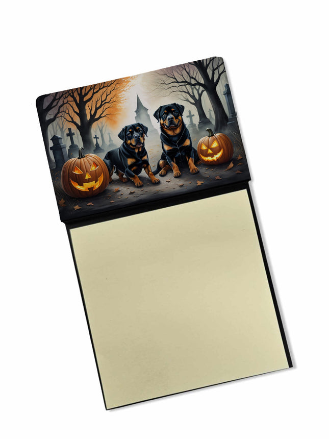 Rottweiler Spooky Halloween Sticky Note Holder