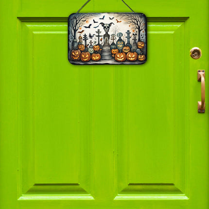 Pet Cemetery Spooky Halloween Wall or Door Hanging Prints