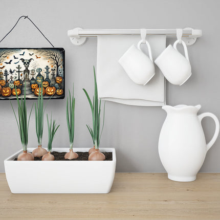 Pet Cemetery Spooky Halloween Wall or Door Hanging Prints