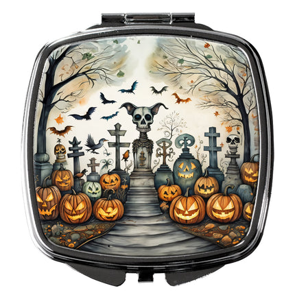 Pet Cemetery Spooky Halloween Compact Mirror