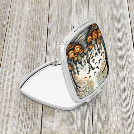 Pet Cemetery Spooky Halloween Compact Mirror