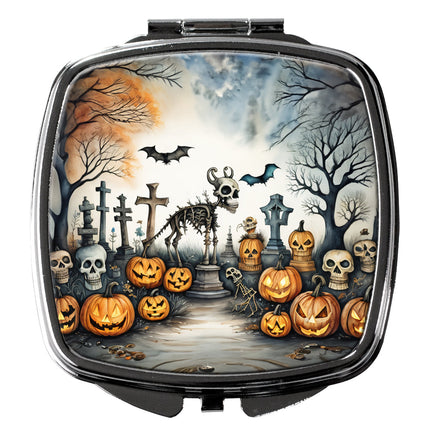 Pet Cemetery Spooky Halloween Compact Mirror
