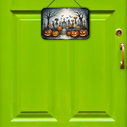 Pet Cemetery Spooky Halloween Wall or Door Hanging Prints