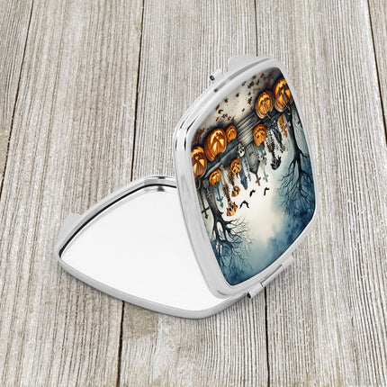 Pet Cemetery Spooky Halloween Compact Mirror