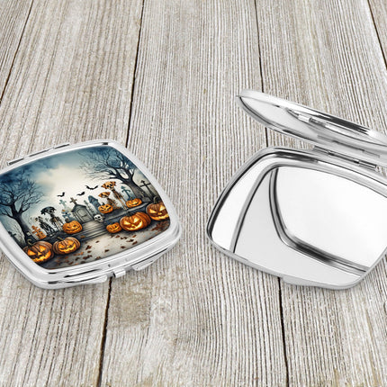 Pet Cemetery Spooky Halloween Compact Mirror
